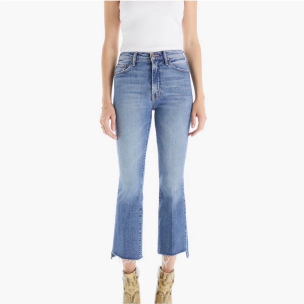 Mother Insider crop step fray Jeans - Picture 3 of 7